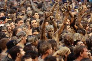 ca. August 12-14, 1994, Saugerties, New York State, USA --- Woodstock '94 is a music festival taking its inspiration from the Woodstock Musica and Arts Fair, 1969. --- Image by © Henry Diltz/Corbis